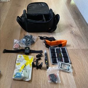 Camera bag + accessories